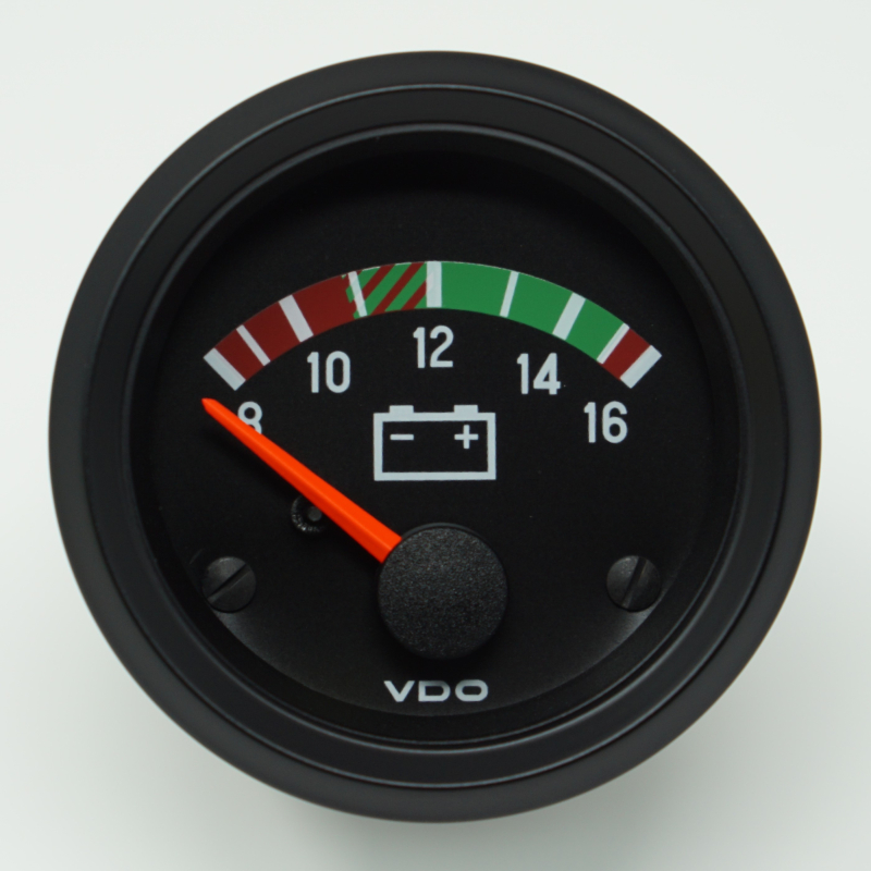 VDO Cockpit International Voltmeter Instrument 52mm 12 Volt